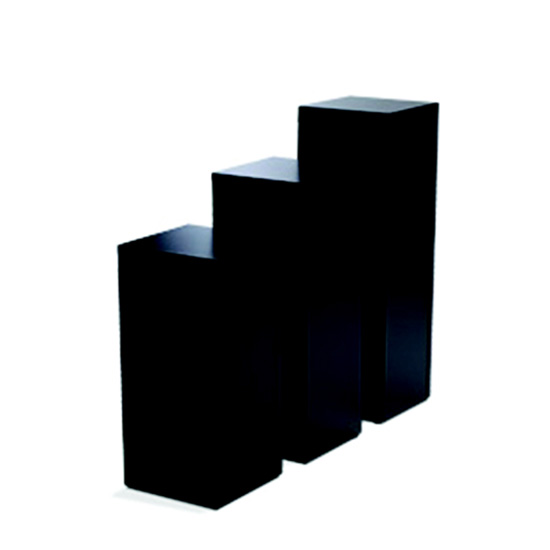 Display Pedestal 42″ Black 24″ Sq.